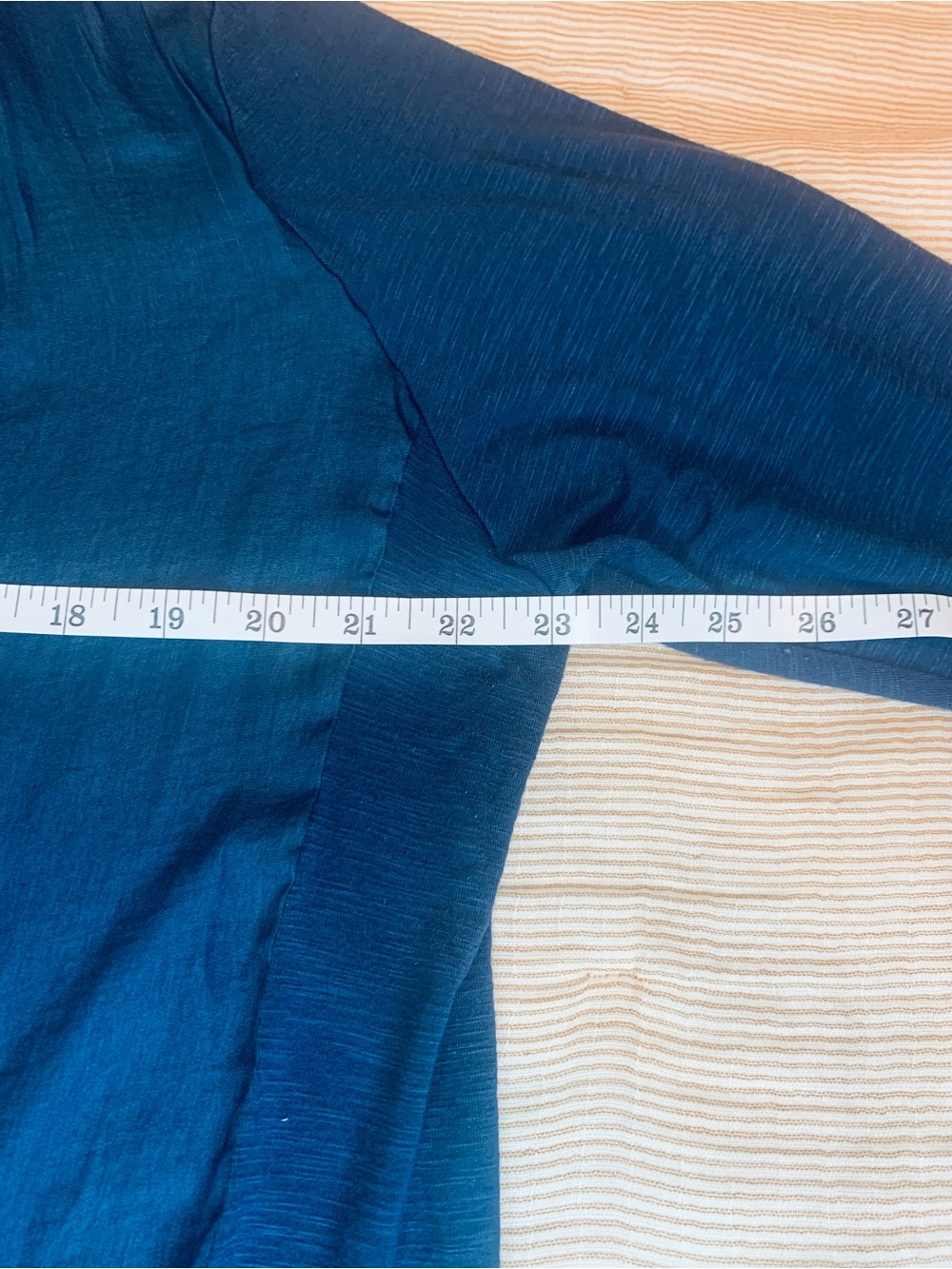 Anthropologie DOLAN Women’s Navy Faux Wrap Long Sleeve Top. Size XL . SKU 048 - Picture 8 of 11